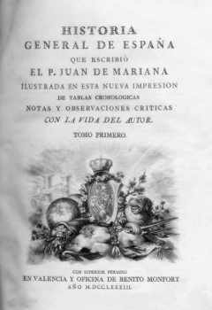 Historia de España de Juan de Mariana